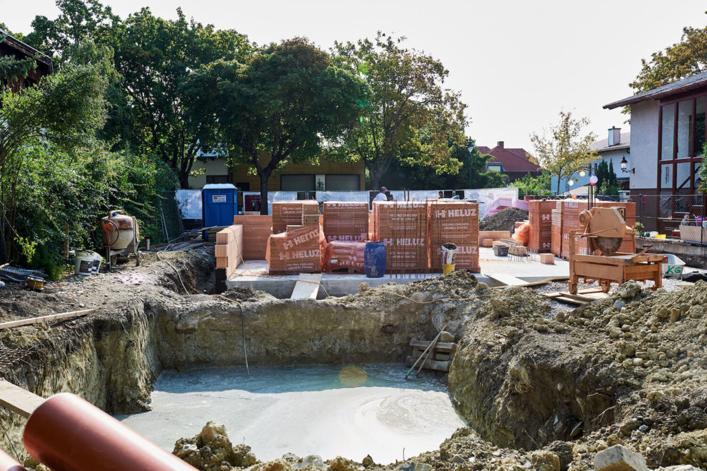 Start der Bauarbeiten bei unserem Haubauprojekt in Mödling